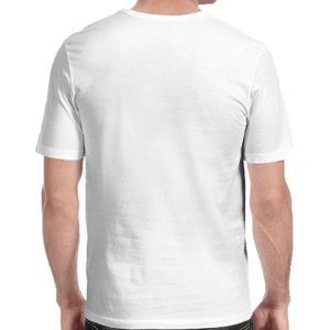 Camiseta blanca personalizar detras